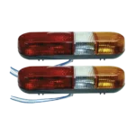 Faro trasero tricolor rectangular