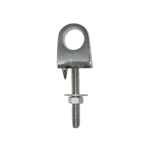 Cáncamo redondo 1 vástago bronce cromado D8mm