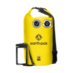 Bolso impermeable tapa flexible amarillo