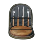Juego de tablas y cubiertos para 2 personas Broksol