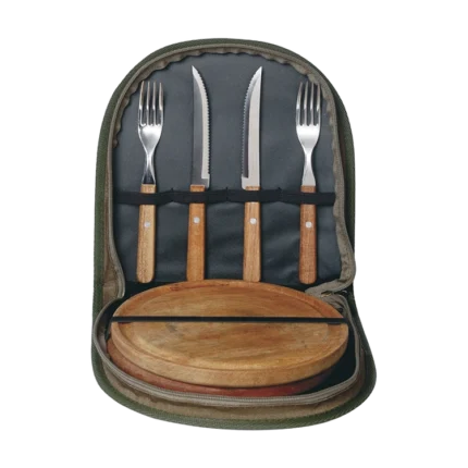 Juego de tablas y cubiertos para 2 personas Broksol