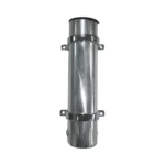 Posacaña exterior bronce cromado c/abrazadera