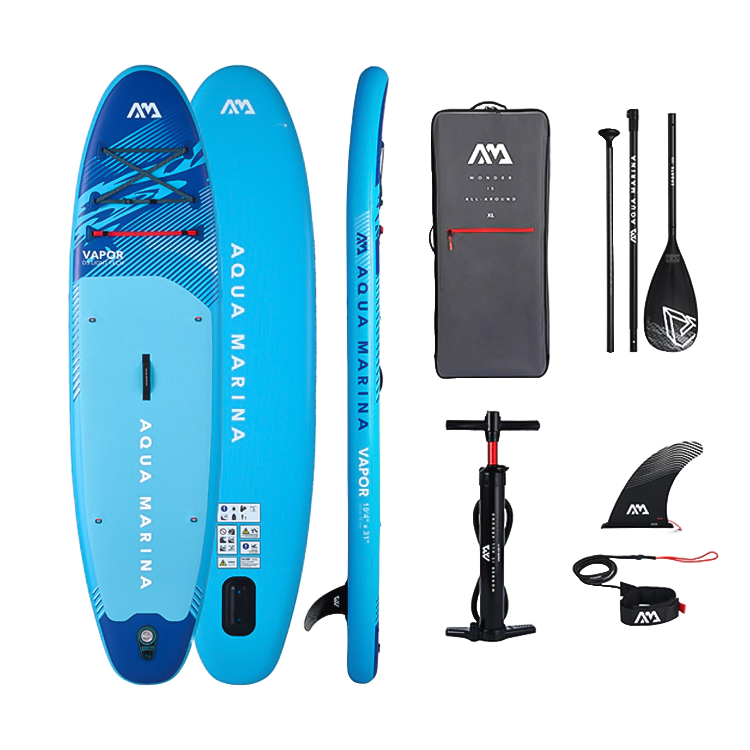 tabla vapor marzo 2026 Tabla sup Vapor 140 kg c/accesorios Stand Up Paddle Aqua Marina - Imagen 1