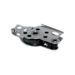 Motón 1 rueda D25 con arraigo y mordaza Viadana