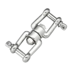 Giratorio doble grillete D8 mm inox. Viadana