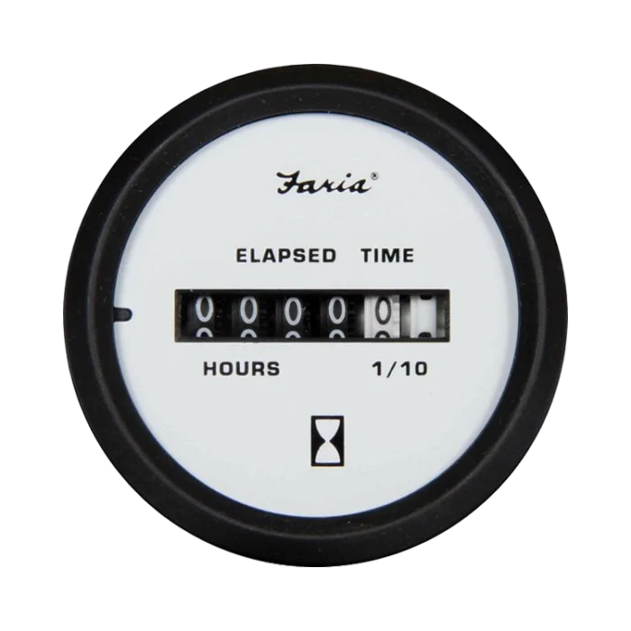 Indicador cuenta horas aro negro Faria - Imagen 1