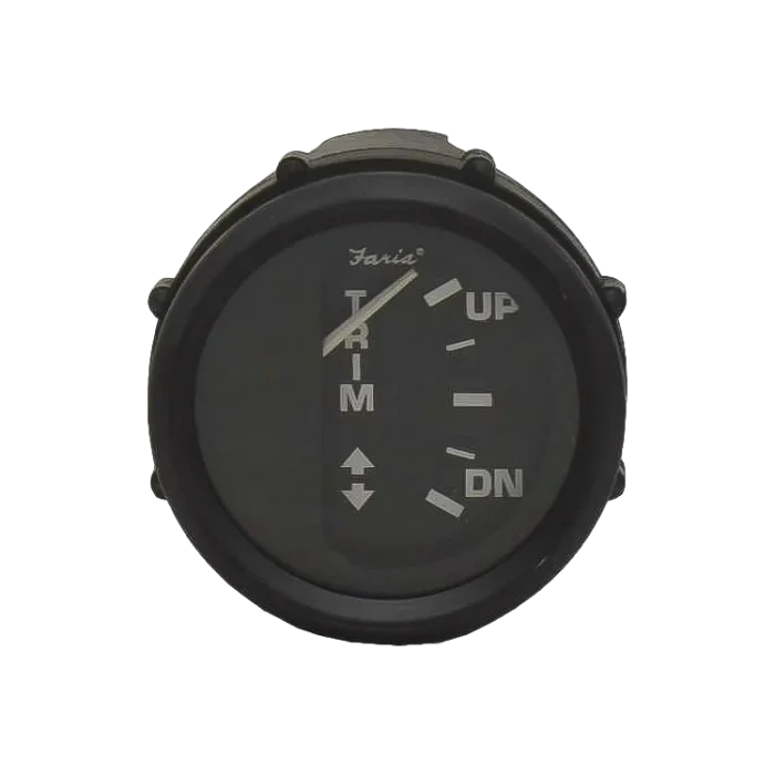 Indicador trim Johnson/Evinrude aro negro Faria - Imagen 1