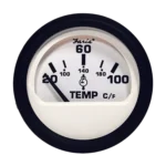 Indicador temperatura de agua aro negro Faria