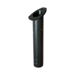 Posacaña para embutir plástico negro 3 tornillos Herrcarr