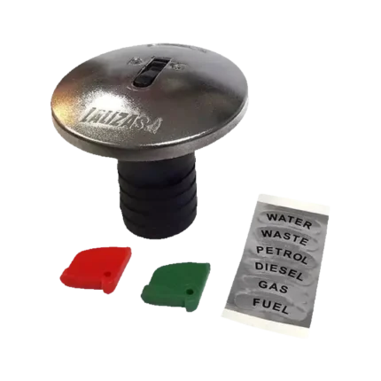 Tapa tanque o boca de carga cromada plástica Lalizas