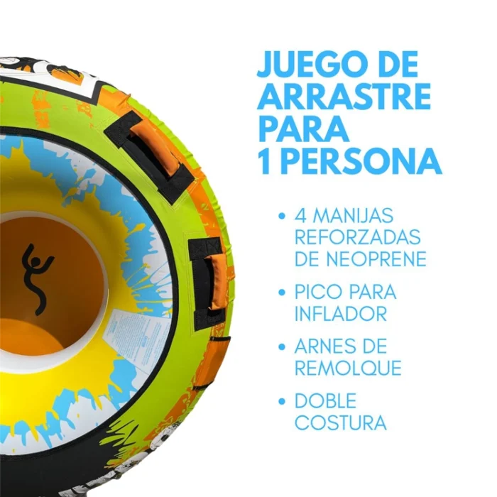 Gomón Power Nitro de arrastre circular p/1 persona Sear - Imagen 4
