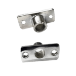 Toletera grande bronce cromado para tolete grande con base chica