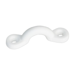 Omega plástico blanca