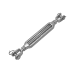 Tensor inox. D6mm abierto horquilla-horquilla Herby