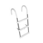 Escalera para colgar aluminio 3 escalones plástico Lalizas