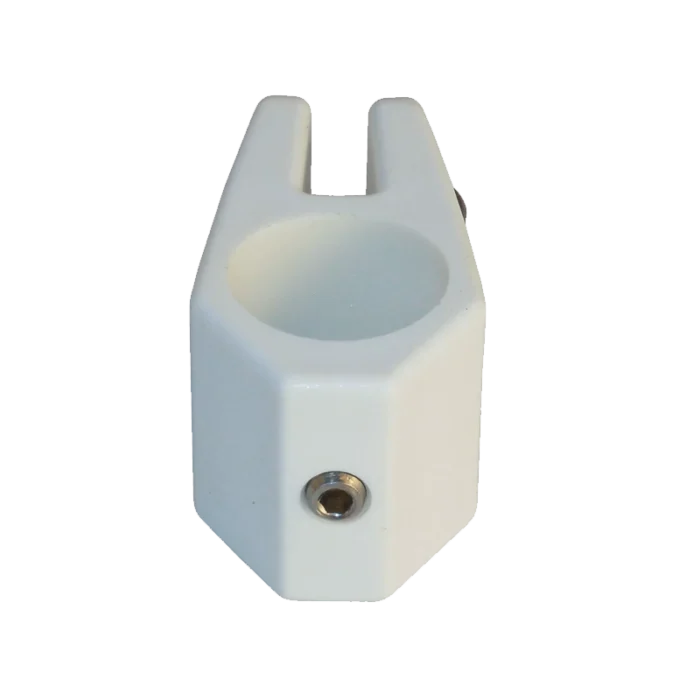 Herraje plástico blanco conexión media para capota 7/8″ Five Oceans - Imagen 3