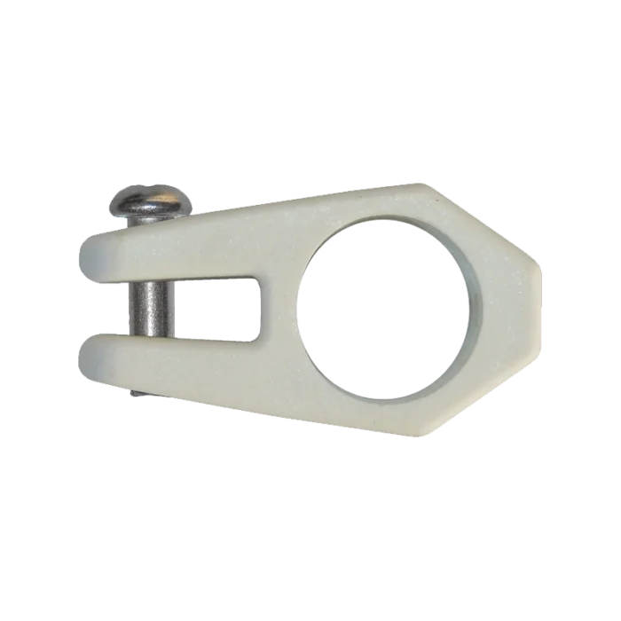 Herraje plástico blanco conexión media para capota 7/8″ Five Oceans - Imagen 4