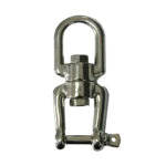 Grillete giratorio y estrobo D10mm inox. Viadana