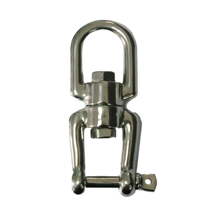 Grillete giratorio y estrobo D10mm inox. Viadana