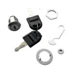 Cerradura con llave para guantera bronce cromado Herrcarr