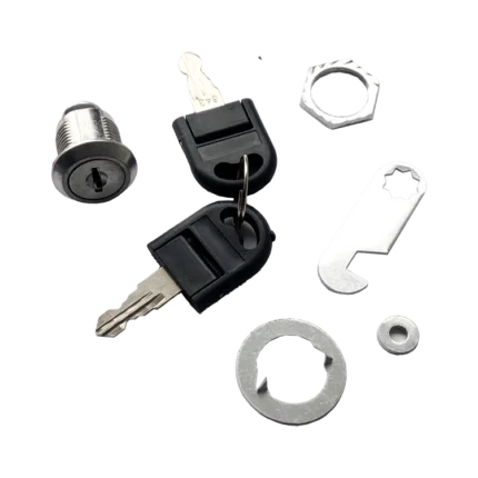Cerradura con llave para guantera bronce cromado Herrcarr