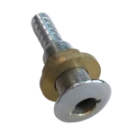 Pasacasco de bronce cromado 1/2" con racor Herrcarr
