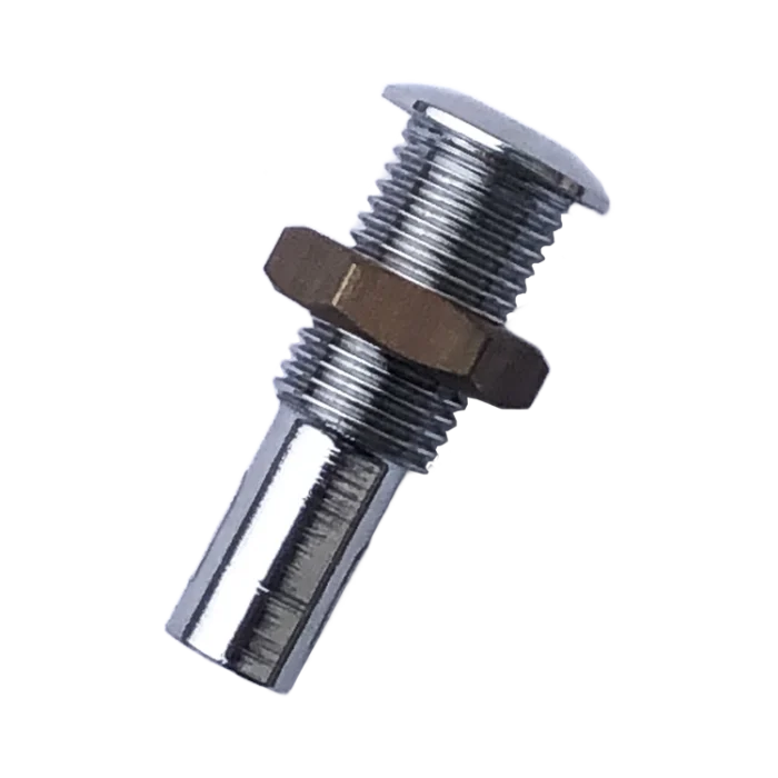 Pasacasco de bronce cromado 3/8" toma de agua Herrcarr - Imagen 1