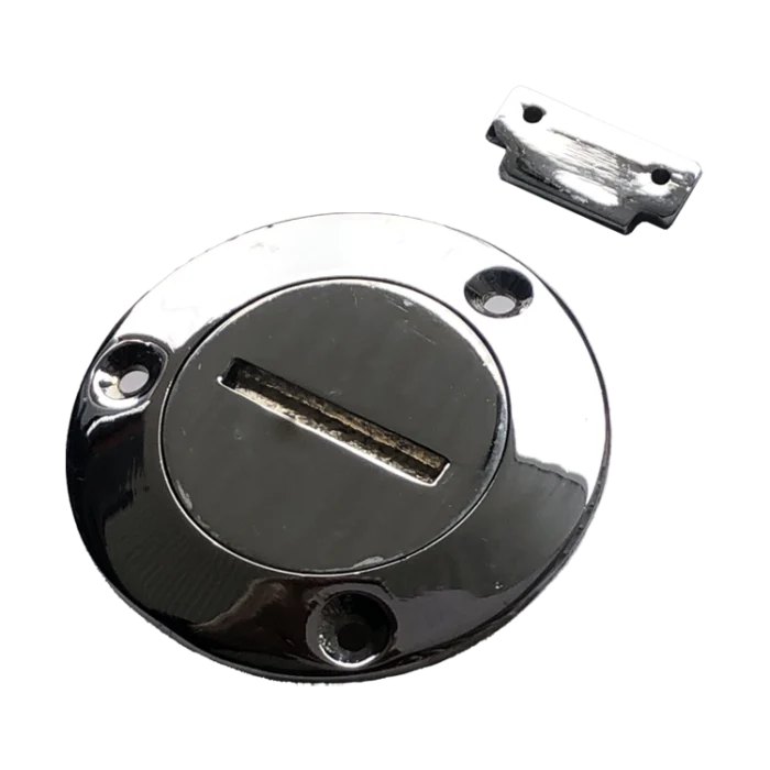 Tapa tanque 1 1/2" con llave bronce cromado Herrcarr - Imagen 2