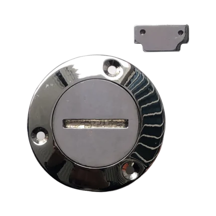 Tapa tanque 1 1/2" con llave bronce cromado Herrcarr