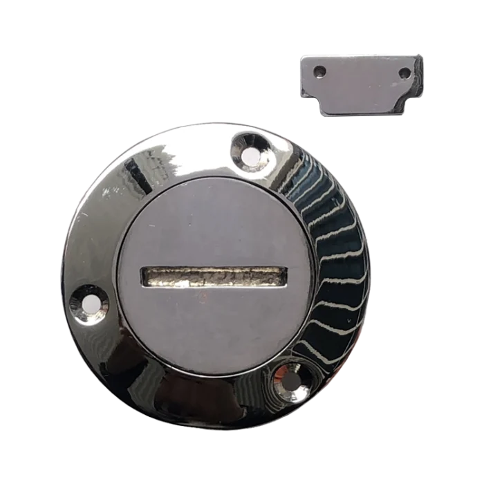 Tapa tanque 1 1/2" con llave bronce cromado Herrcarr - Imagen 1