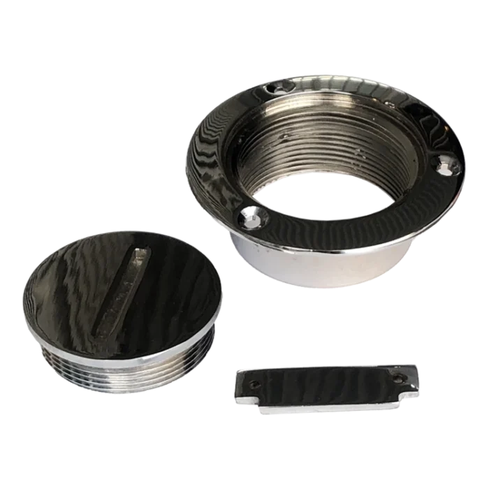 Tapa para tanque 2" con llave bronce cromado Herrcarr - Imagen 4
