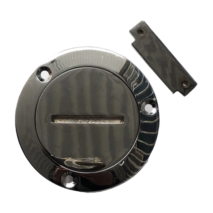 Tapa para tanque 2" con llave bronce cromado Herrcarr - Imagen 1