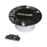 Tapa para tanque 1 1/4" con llave bronce cromado Herrcarr - Imagen 3