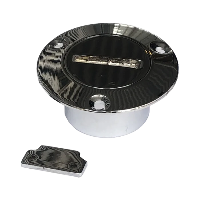 Tapa para tanque 1 1/4" con llave bronce cromado Herrcarr - Imagen 3
