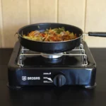 Anafe 1 hornalla c/termocupla homologado negro Brogas - Imagen 3