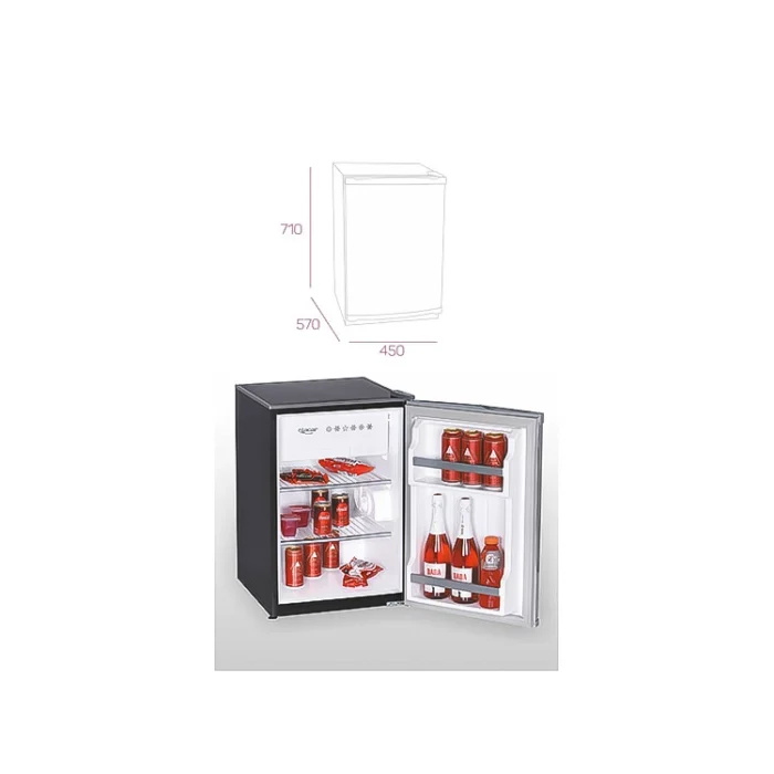 Heladera 30 220 volt 81 lts con congelador Lacar - Imagen 5