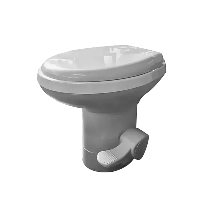 Inodoro a pedal para casa rodante Gravity Flush - Imagen 1