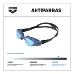 Antiparras The One Mirror 103 azul/petróleo Arena - Imagen 6