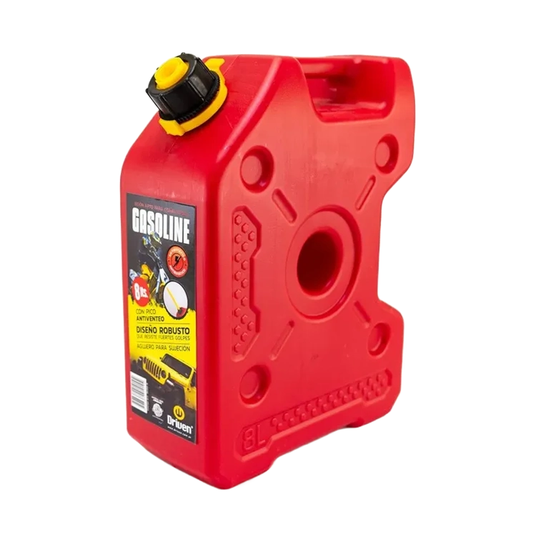 Bidón Roan 8 lts chato ROJO R2815 Bidón chato 8 lts rojo Roan - Imagen 1