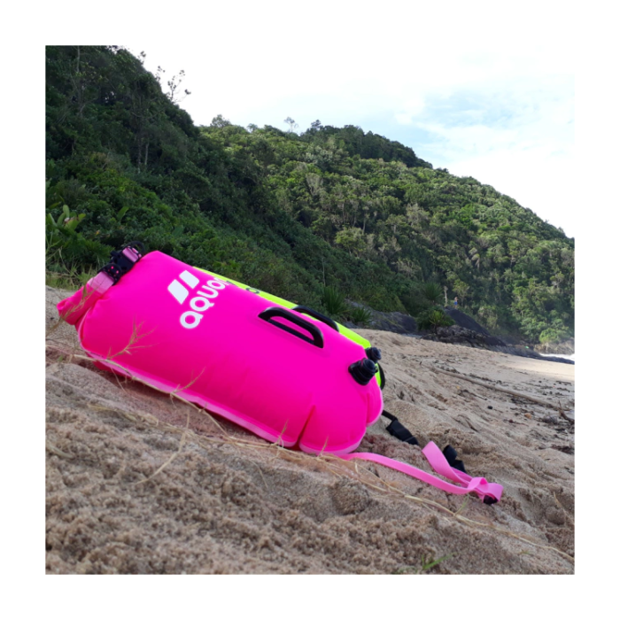 Boya 28 l para natación fucsia Aquon - Imagen 2
