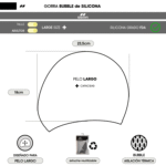 Gorra silicona lisa Bubble Aquon - Imagen 5