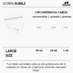 Gorra silicona lisa Bubble Aquon - Imagen 4