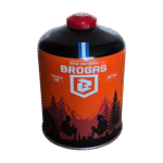 Cartucho descartable gas garrafa rosca 450 gr Brogas