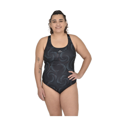 Malla mujer estampada frontal con broche Buen Nado