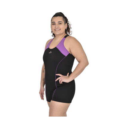 Malla mujer con piernas con vivos y broche Buen Nado