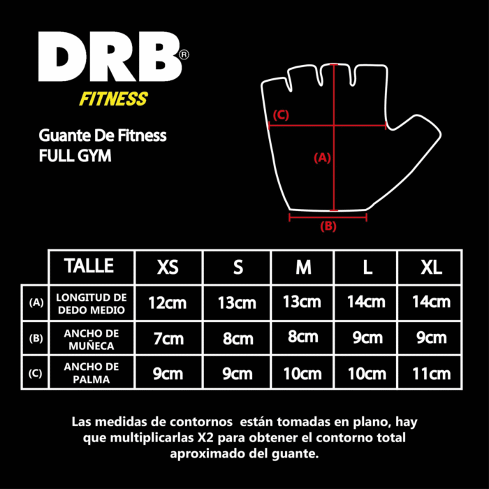 Guante fitness King 2.0 DRB - Imagen 3