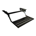 Escalón rebatible simple de metal motorhome o casilla rodante