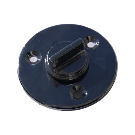 Tapón de bronce cromado ala grande completo