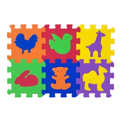 Cubos encastrables con figuras Eva Magic