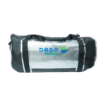 Bolso estanco 60l plata/negro Dago